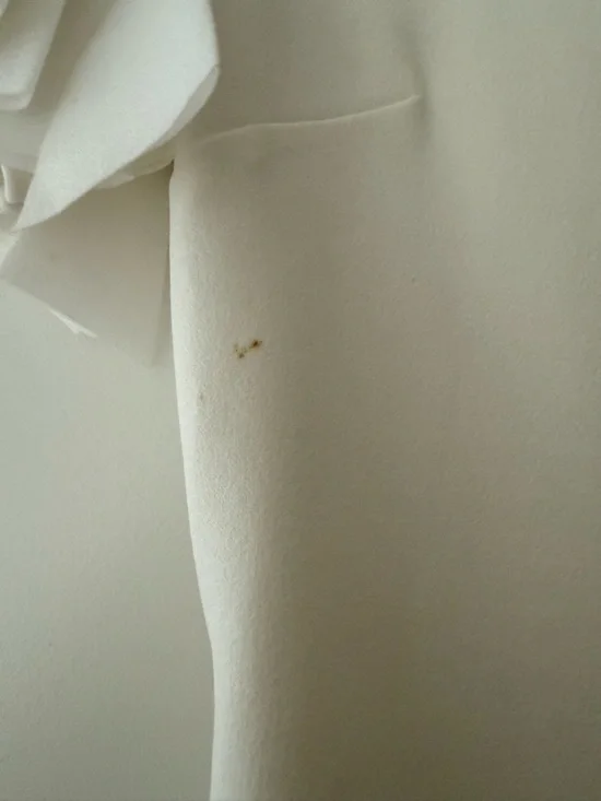 Ina White Cold-Shoulder Ruffle Mini Dress - Picture 3 of 5